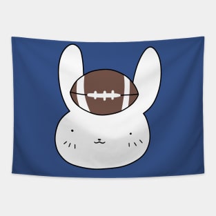 Football Bunny Face Tapestry