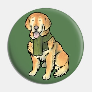 Golden Retriever (senior) Pin