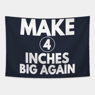 Make 4 Inches Big Again Tapestry