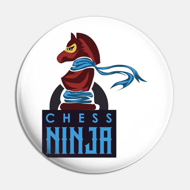 CHESS GIFT: Chess Ninja Pin by woormle