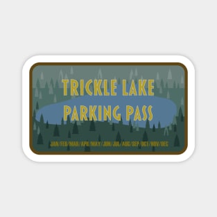 Trickle Lake Parking Pass Magnet