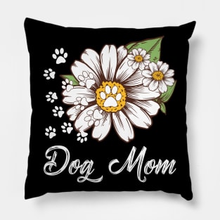 Daisy Paw Dog Mom Funny Mother Day Gift Pillow