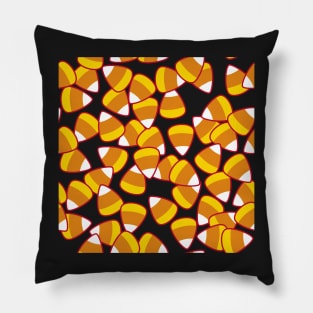 Another Candy Corn Tile (Bright Green) Pillow