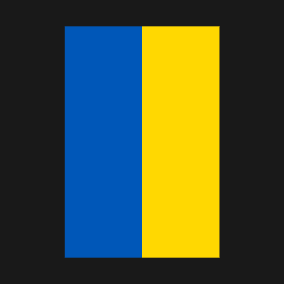 Vertical Ukraine Flag T-Shirt