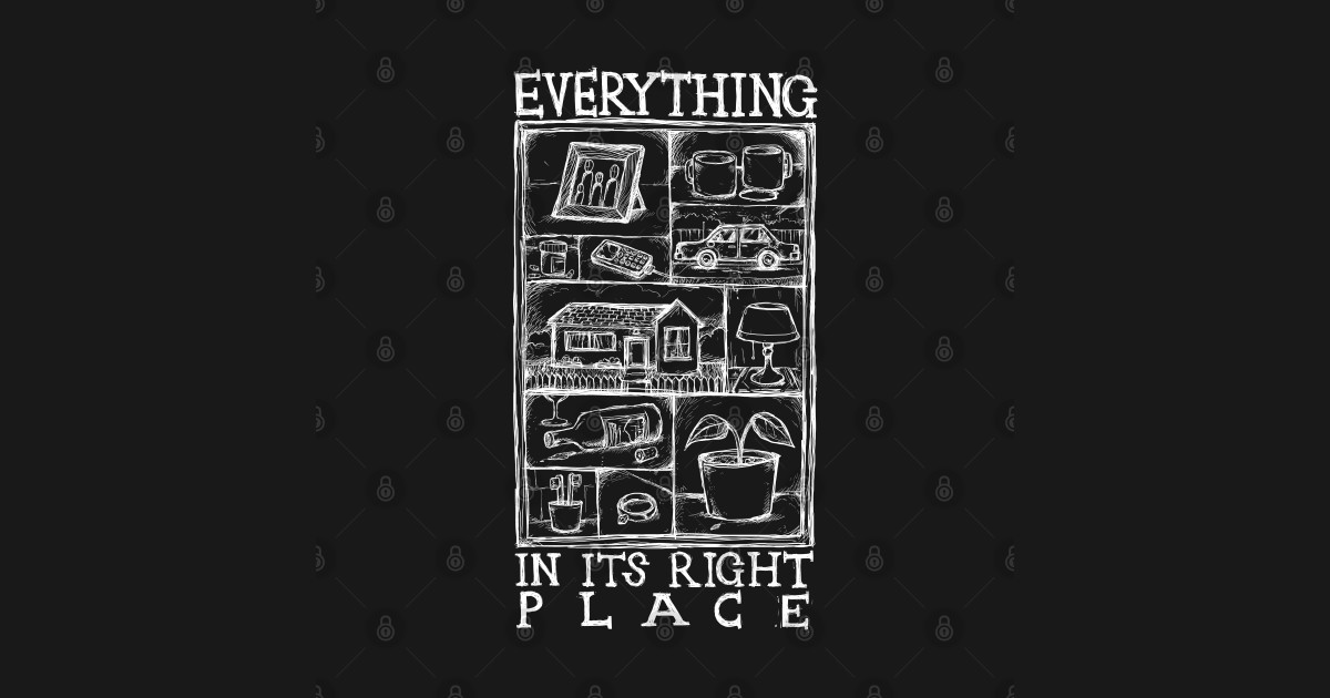 everything in it's right place insturmental