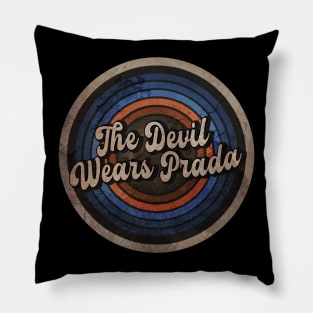 The Devil Wears Art drawing - music lover Pillow