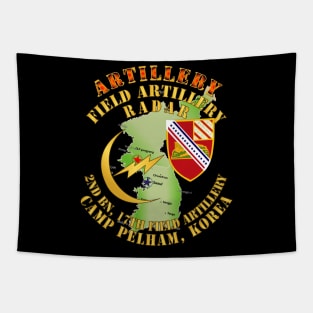 Field Artillery Radar - 2nd Bn 17th FA Camp Pelham Korea Tapestry