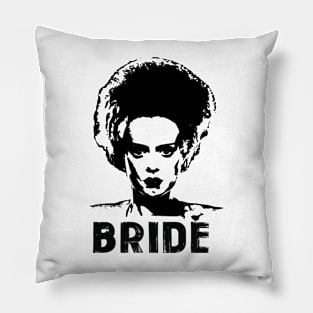 BRIDE OF FRANKENSTEIN - Bride groom couples tee Pillow