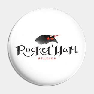 Rocket Ham Logo Expanded (No Outline) Pin