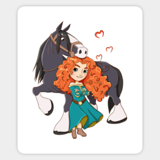 Merida Princess Stickers Teepublic