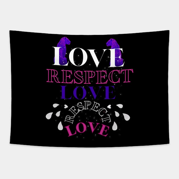 love and respect Tapestry by crearty art