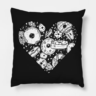 Donut Heart Pillow