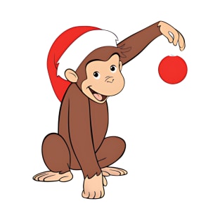 Curious George Natal T-Shirt