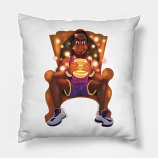 The King of Basketball Pillow