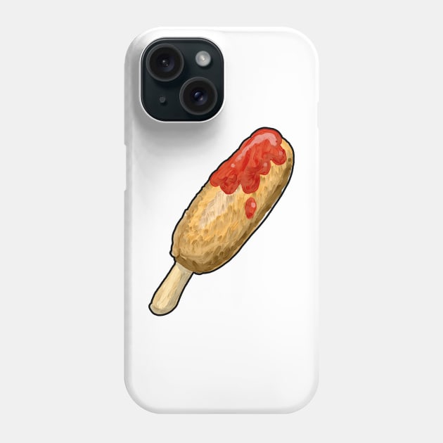 Saucy Hot Dog Phone Case by johnnybuzt