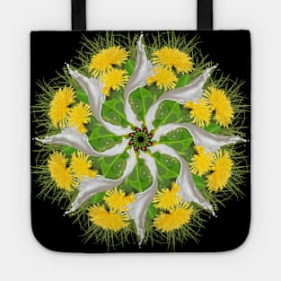 Yellow Summer Mandala Tote