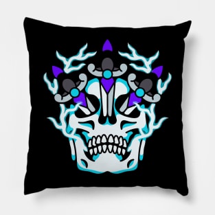 Skull dagger electric Pillow