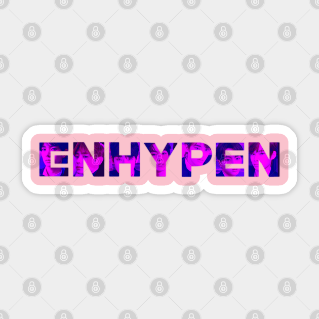 enhypen purple enhypen sticker teepublic