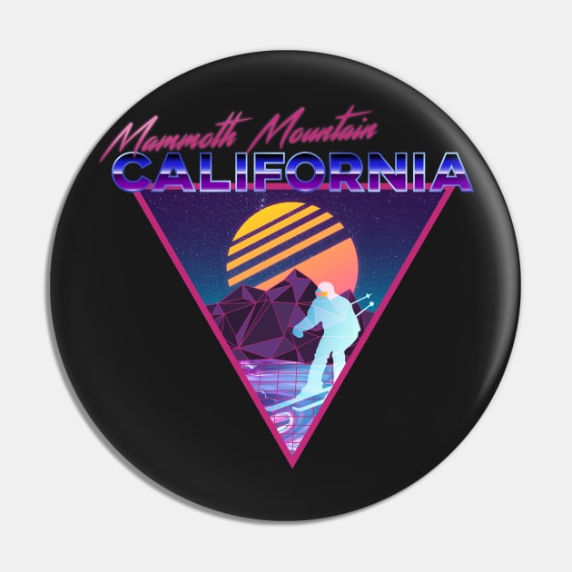 Retro Vaporwave Ski Mountain | Mammoth Mountain California | Shirts, Stickers, and More! Pin by KlehmInTime