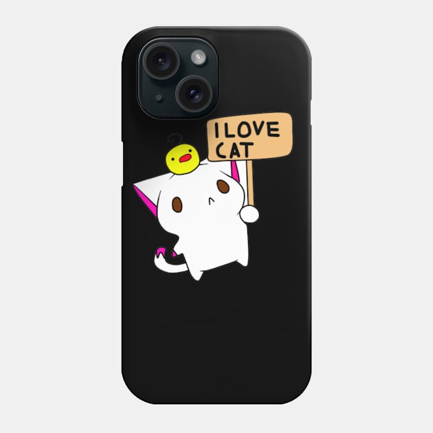 I Love Cat Phone Case by DaSy23