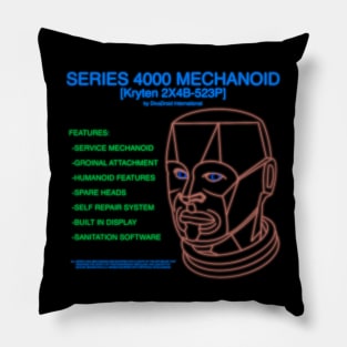 Kryten - Series 4000 mechanoid Pillow