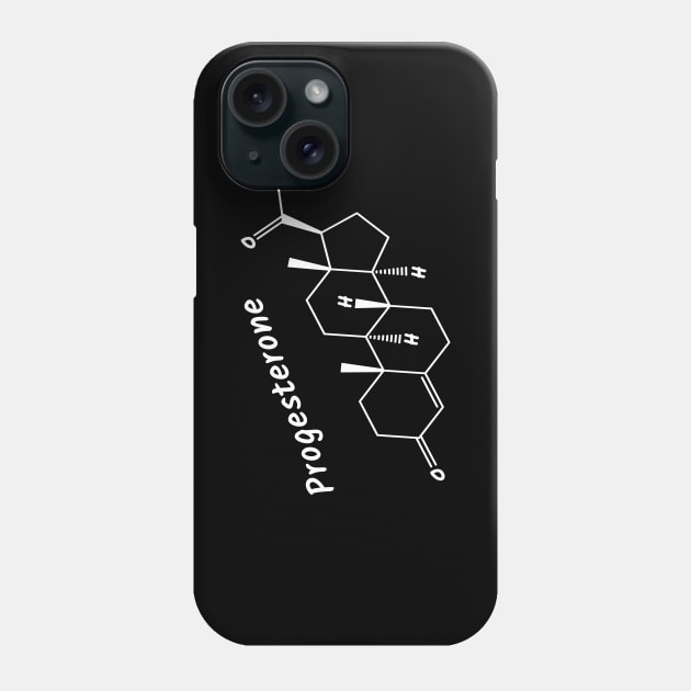 Progesterone  Hormone Phone Case by Polyart