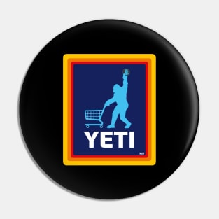 Yeti Grocery Shopping Pin