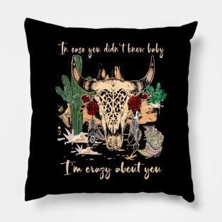 Retro Baby I'm Crazy About You Women Men Pillow