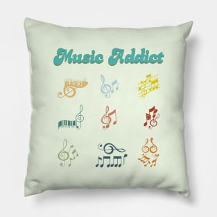 Music Addict Pillow