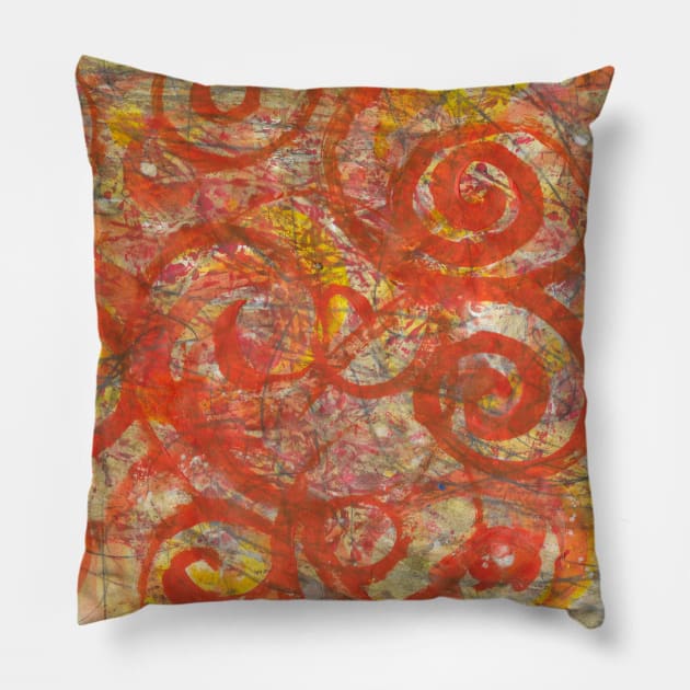 Texture - 317 Pillow by walter festuccia