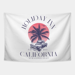 Holiday inn California vintage Tapestry