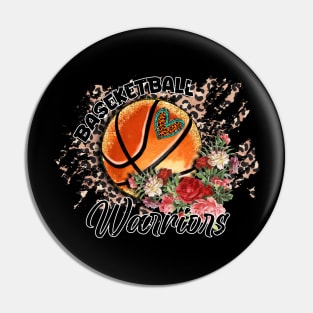 Aesthetic Pattern Warriors Basketball Gifts Vintage Styles Pin