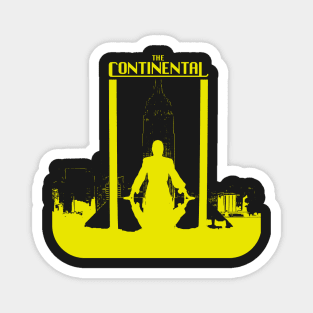 continental series john wick world graphic design illustration Magnet