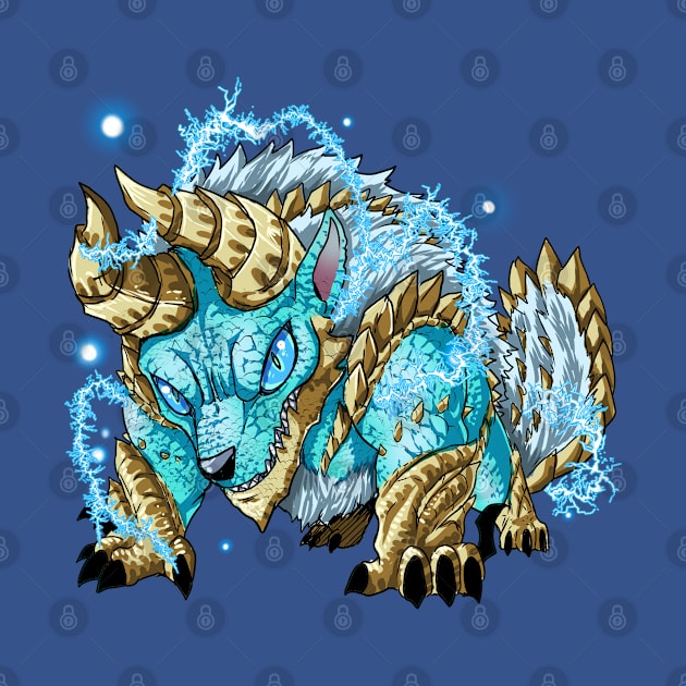 Zinogre chibi by Luisocscomics