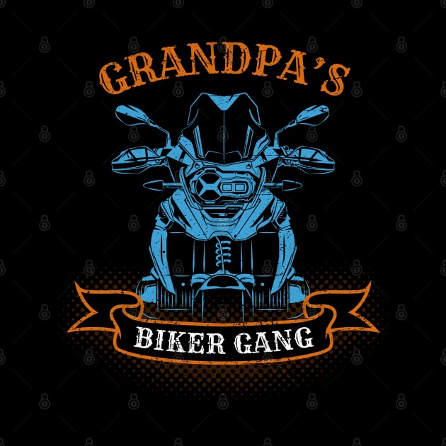 Grandpa's Biker Gang Father's Day by DwiRetnoArt99