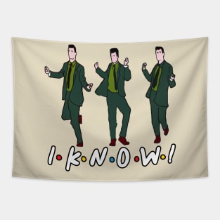 Matthew Perry I Know Friends Three Poses Tapestry