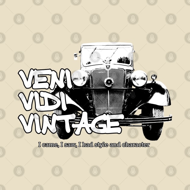 Veni Vidi Vintage - I came, I saw, I had style and character by soitwouldseem