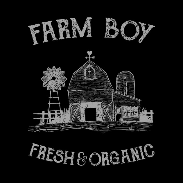 Farm Boy Fresh & Organic, Vintage/Retro Design by VintageArtwork