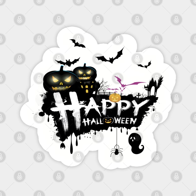 Happy Halloween Magnet by care store