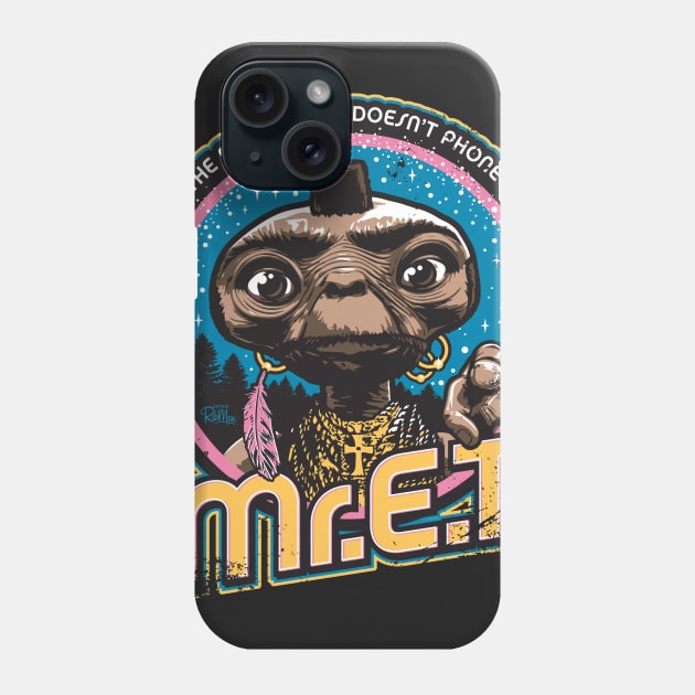 Mr. E.T. - 80s Retro Vintage Mash-Up Phone Case by Captain_RibMan