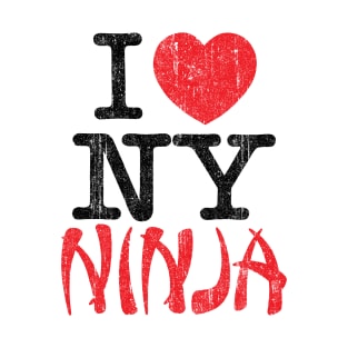 I Love New York Ninja T-Shirt