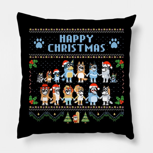 happy cristmas Pillow by GapiKenterKali