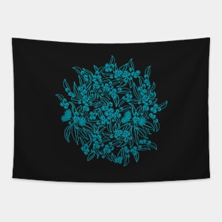 Summer Blue Eucalyptus Tapestry