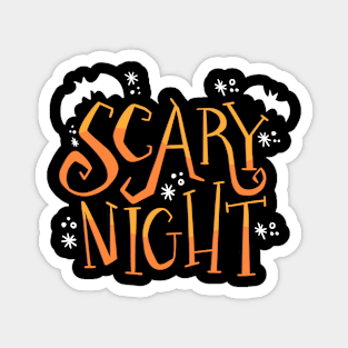 Scary Night Halloween T-shirt Magnet