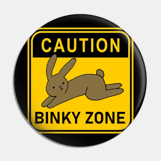 Caution Binky Zone Pin by Lil-Bit-Batty