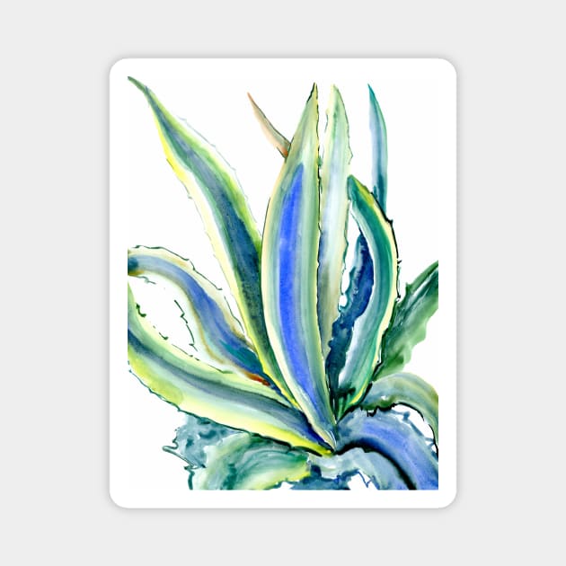 Succulent Agave Magnet by surenart