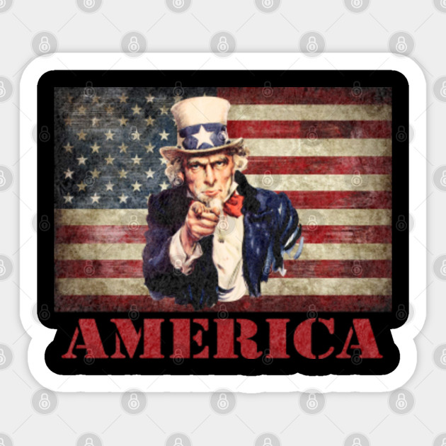 Uncle Sam 4th Of July America Flag Patriotic Independence Day Uncle Sam 4th Of July America Flag Patr Sticker Teepublic