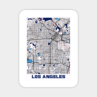 Los Angeles - Califonia MilkTea City Map Magnet