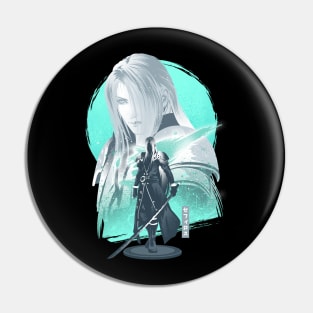 Silver-Haired SOLDIER v2 Pin