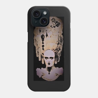 MARIE ANTOINETTE MANNEQUIN by Jacqueline Mcculloch  for House of Harlequin Phone Case